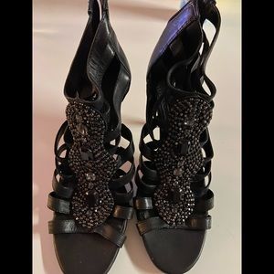 Black stiletto heels. Pre loved. Beautiful